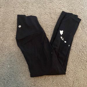 Lululemon Hawaii black align leggings crop 23”